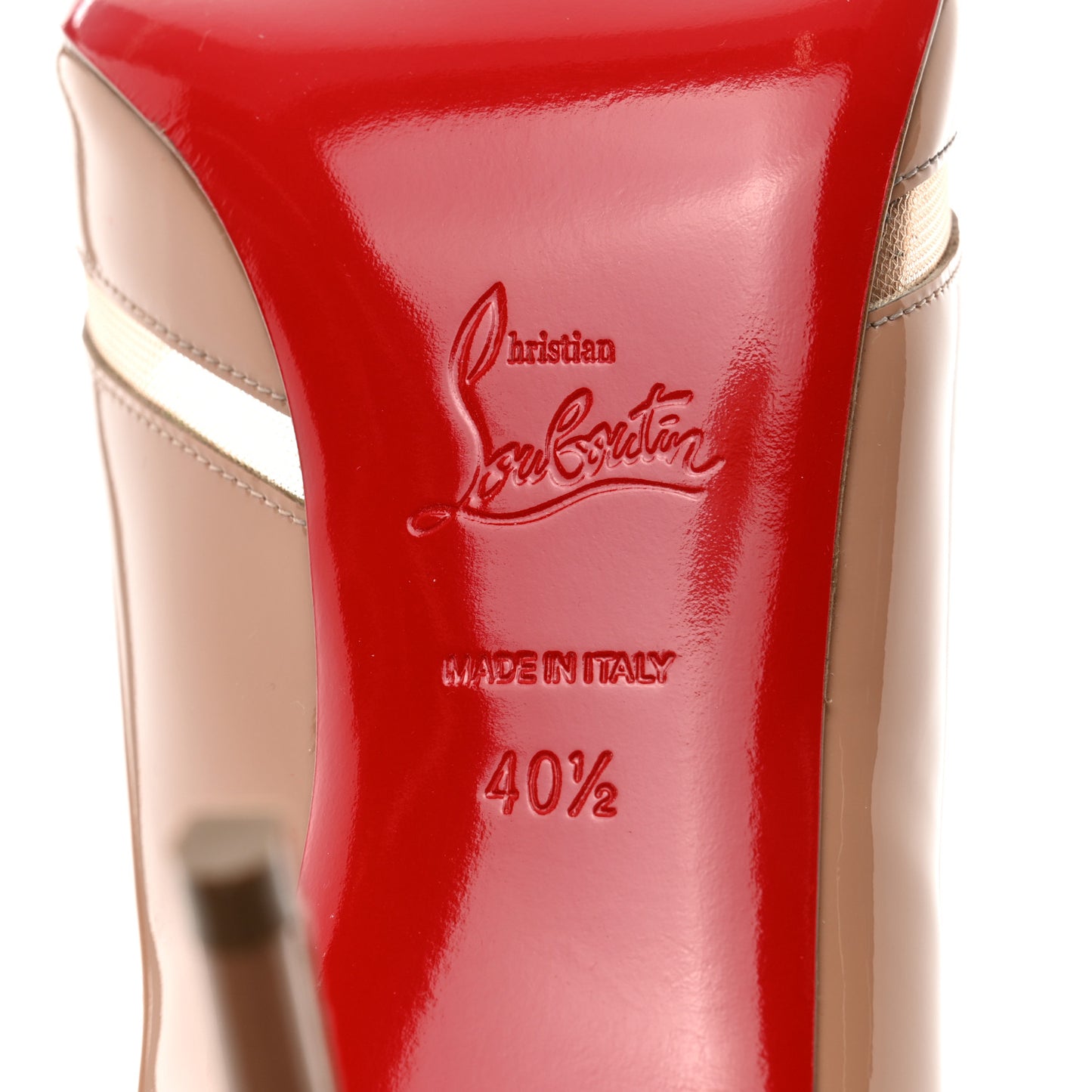Patent Rete Olive 85 Pumps 40.5 Nude