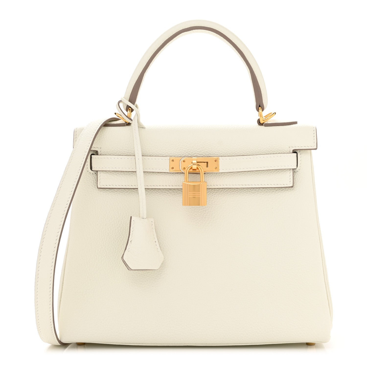 Hermes Togo Kelly Retourne 25 Mushroom 1 of 11