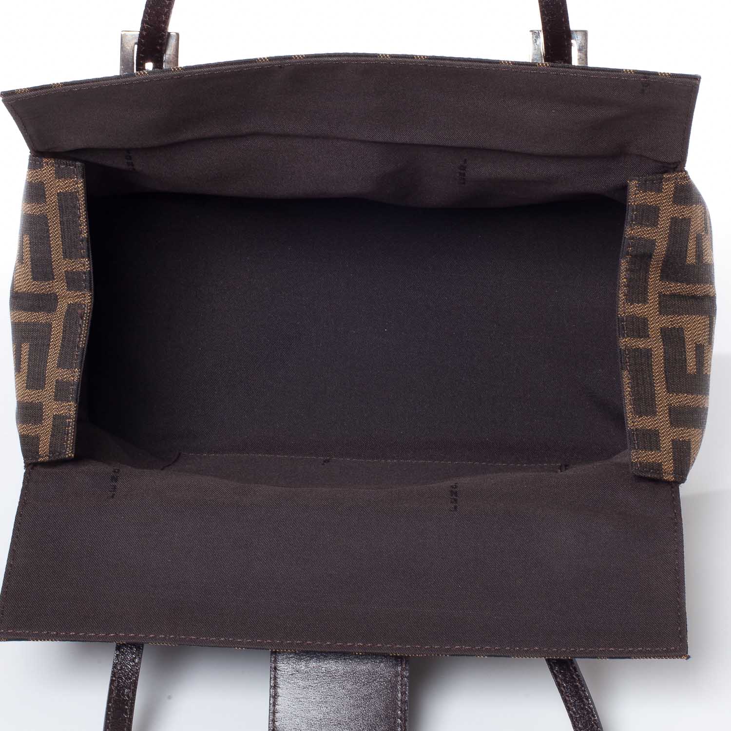 Fendi Zucca Small Handbag Tobacco 9 of 9