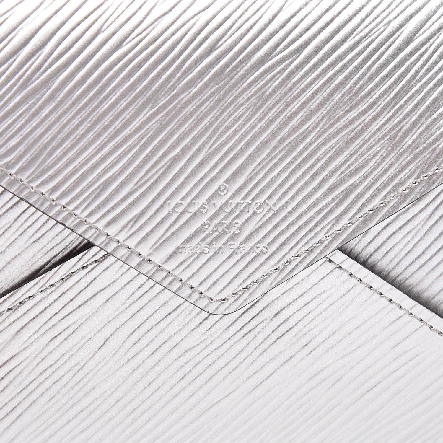 Louis Vuitton Metallic Epi Medium Kirigami Pochette Insert Silver 6 of 7