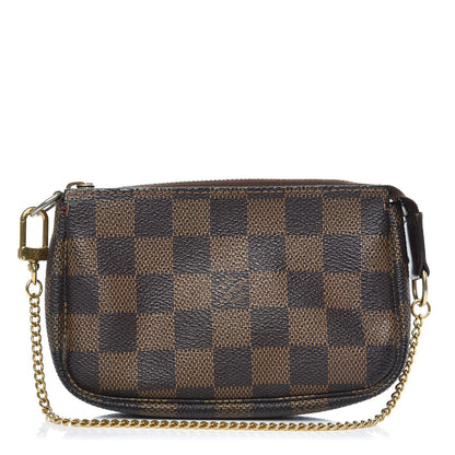 Louis Vuitton Damier Ebene Mini Pochette Accessories 1 of 7