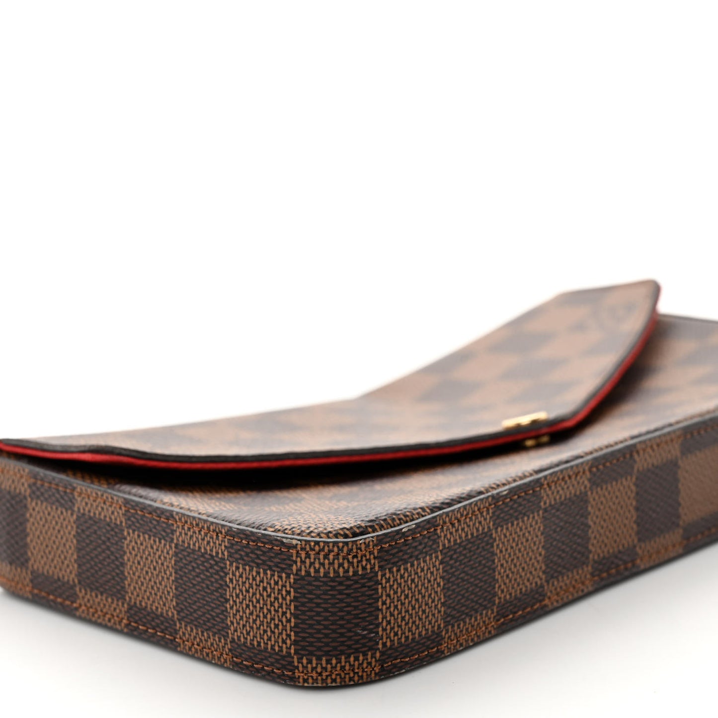 Damier Ebene Pochette Felicie Chain Wallet