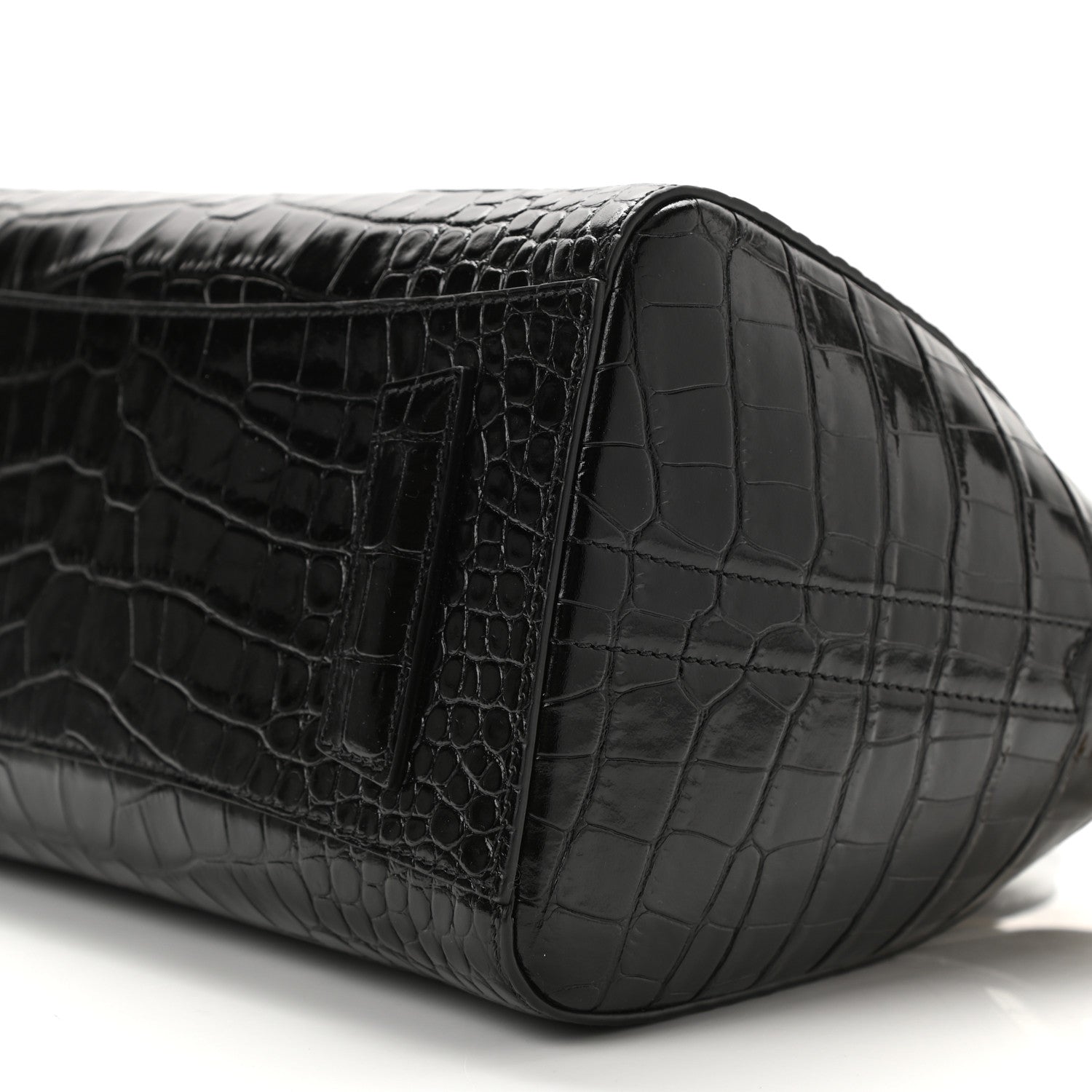 Givenchy Calfskin Crocodile Embossed Small Antigona Black 10 of 10