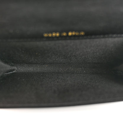Chanel Patent Quilted Flap Card Holder Wallet Black 5 of 10