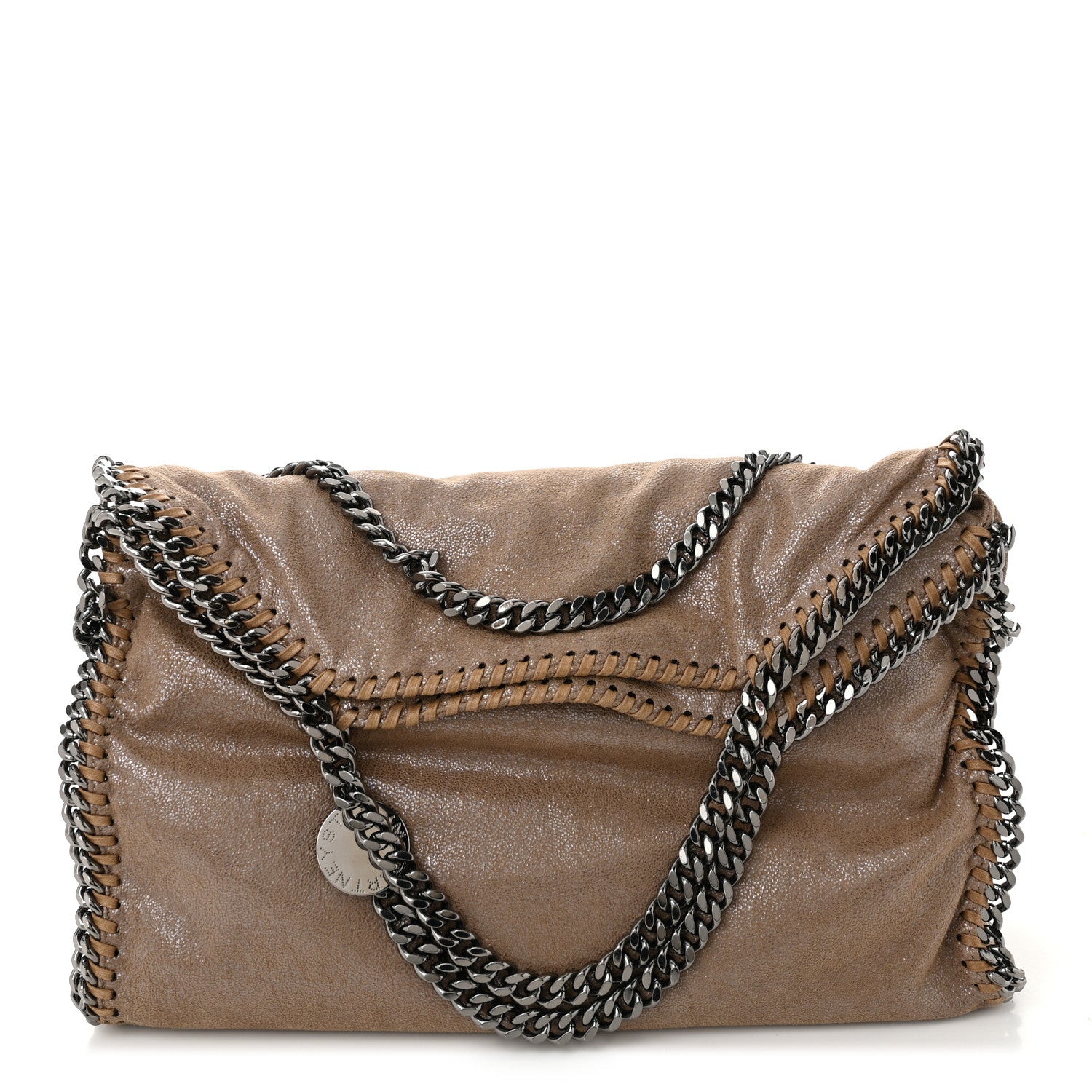 Stella McCartney Shaggy Deer Small Falabella Tote Taupe 1 of 11
