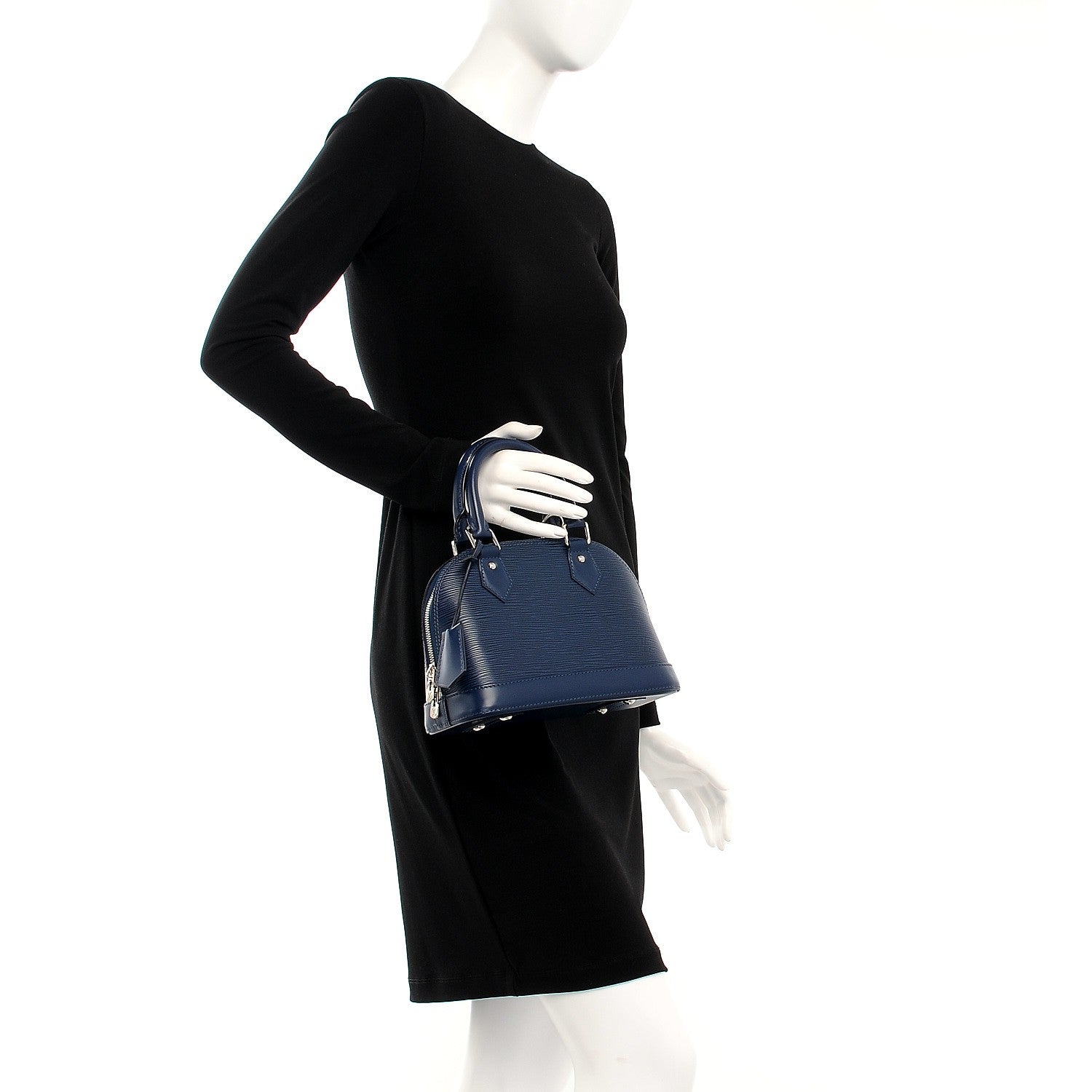 Louis Vuitton Epi Alma BB Indigo 3 of 8