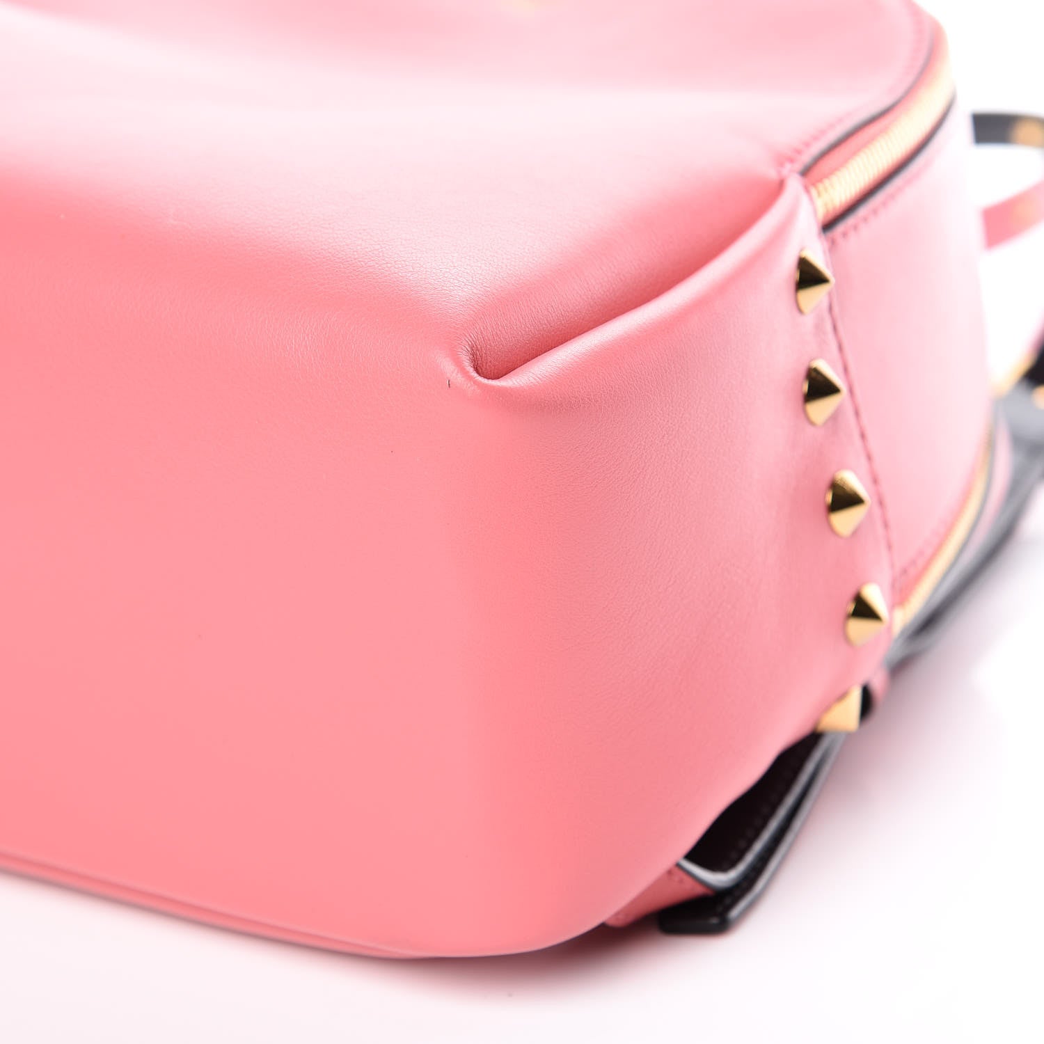 MCM Calfskin Mini Duchess Polke Studs Backpack Pink 10 of 11