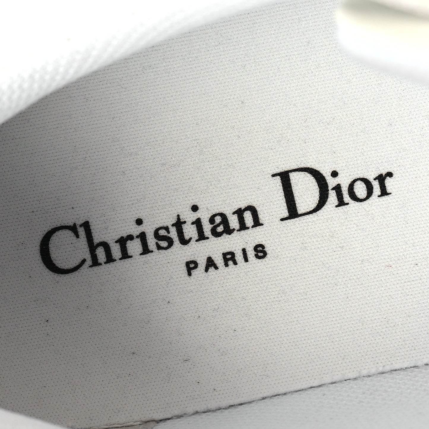 Calfskin Suede Dior Star Low Top Sneakers 38.5 White Gold