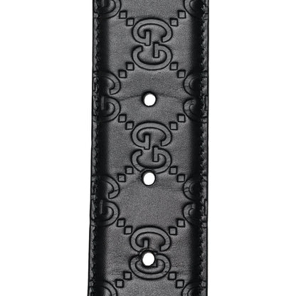 Gucci Guccissima Interlocking G 37mm Belt 80 32 Black 7 of 8