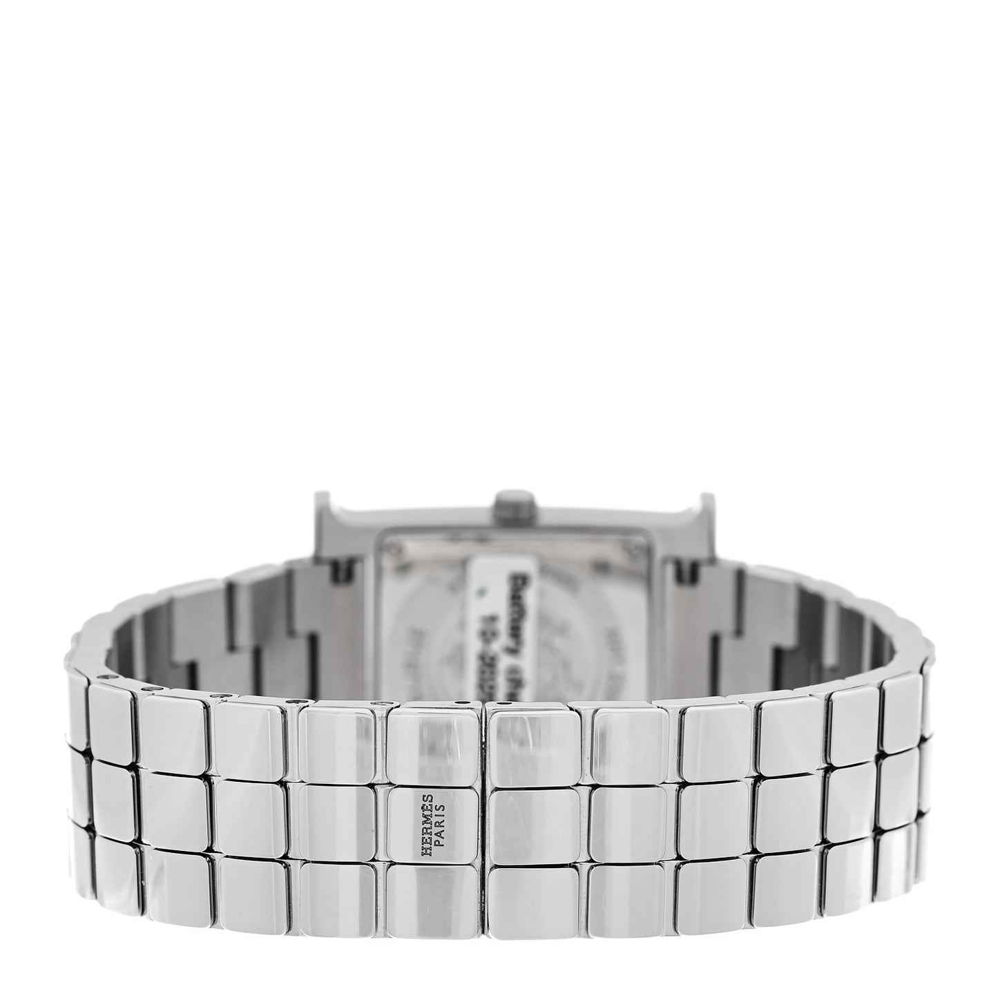 Stainless Steel Diamond Bezel Mother of Pearl 21mm Heure H Hour Quartz Watch