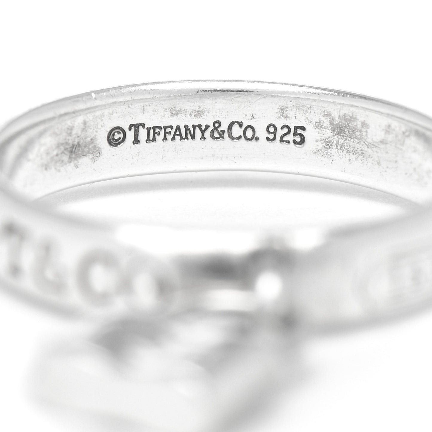 Sterling Silver 1837 Lock Charm Ring 52 6