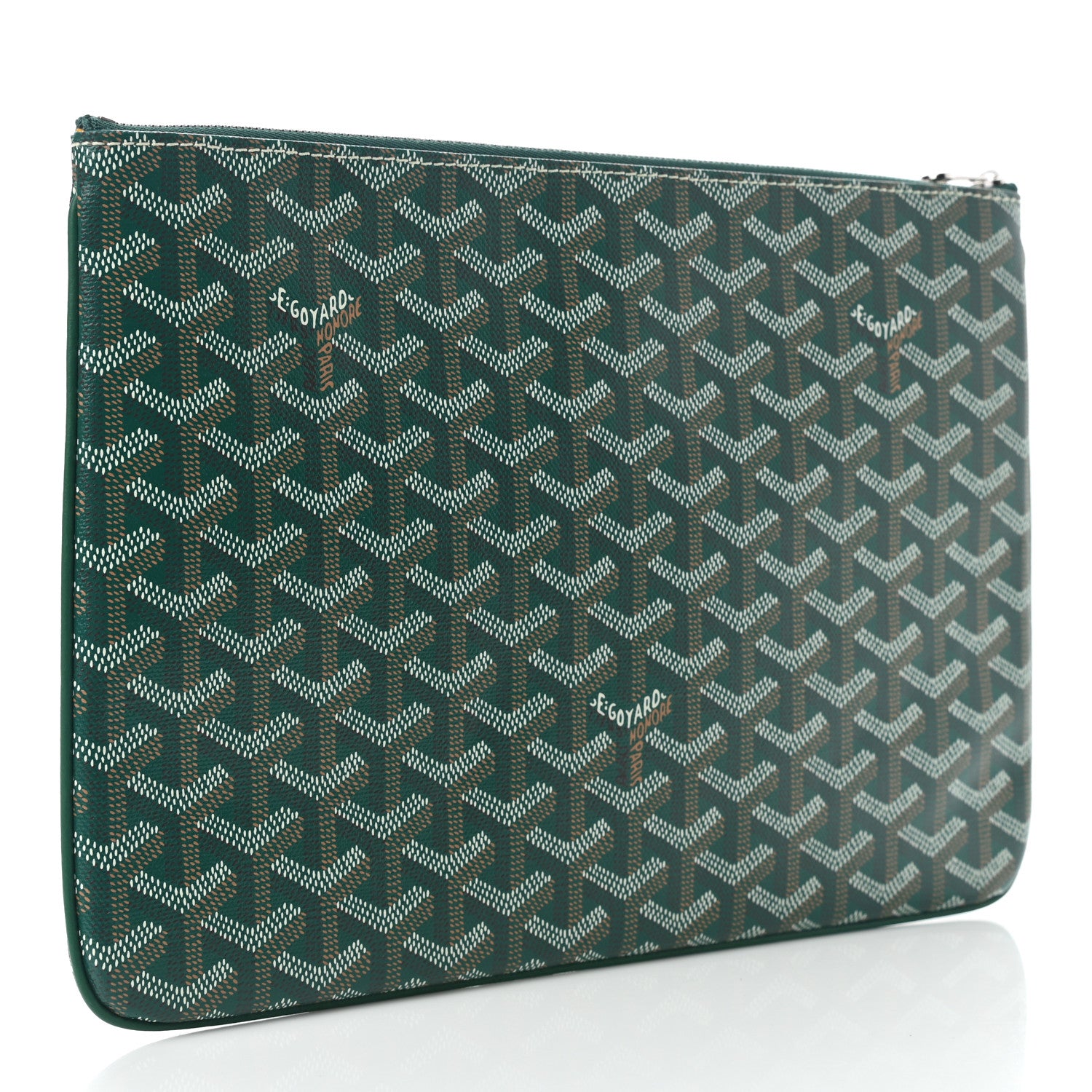 Goyard Goyardine Senat Pochette MM Green 3 of 7