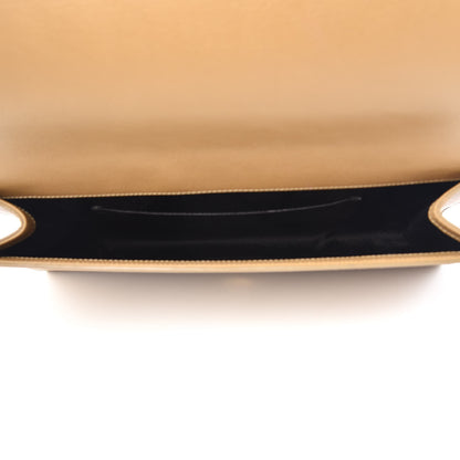 Saint Laurent Calfskin Monogram Large Belle De Jour Clutch Beige 5 of 9