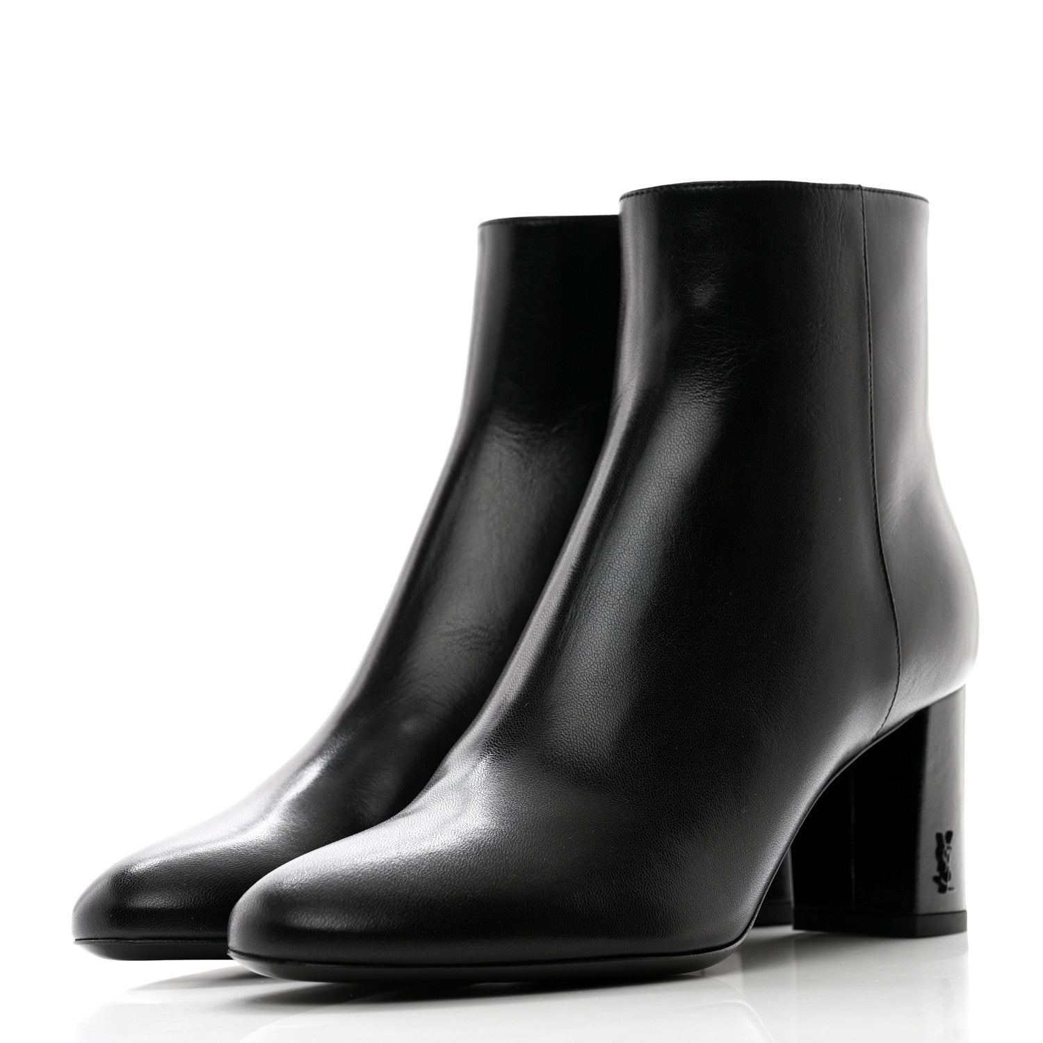 Saint Laurent Nappa Vendome Loulou Ankle Zip Boot 36.5 Black 3 of 9