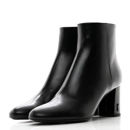 Saint Laurent Nappa Vendome Loulou Ankle Zip Boot 36.5 Black 3 of 9