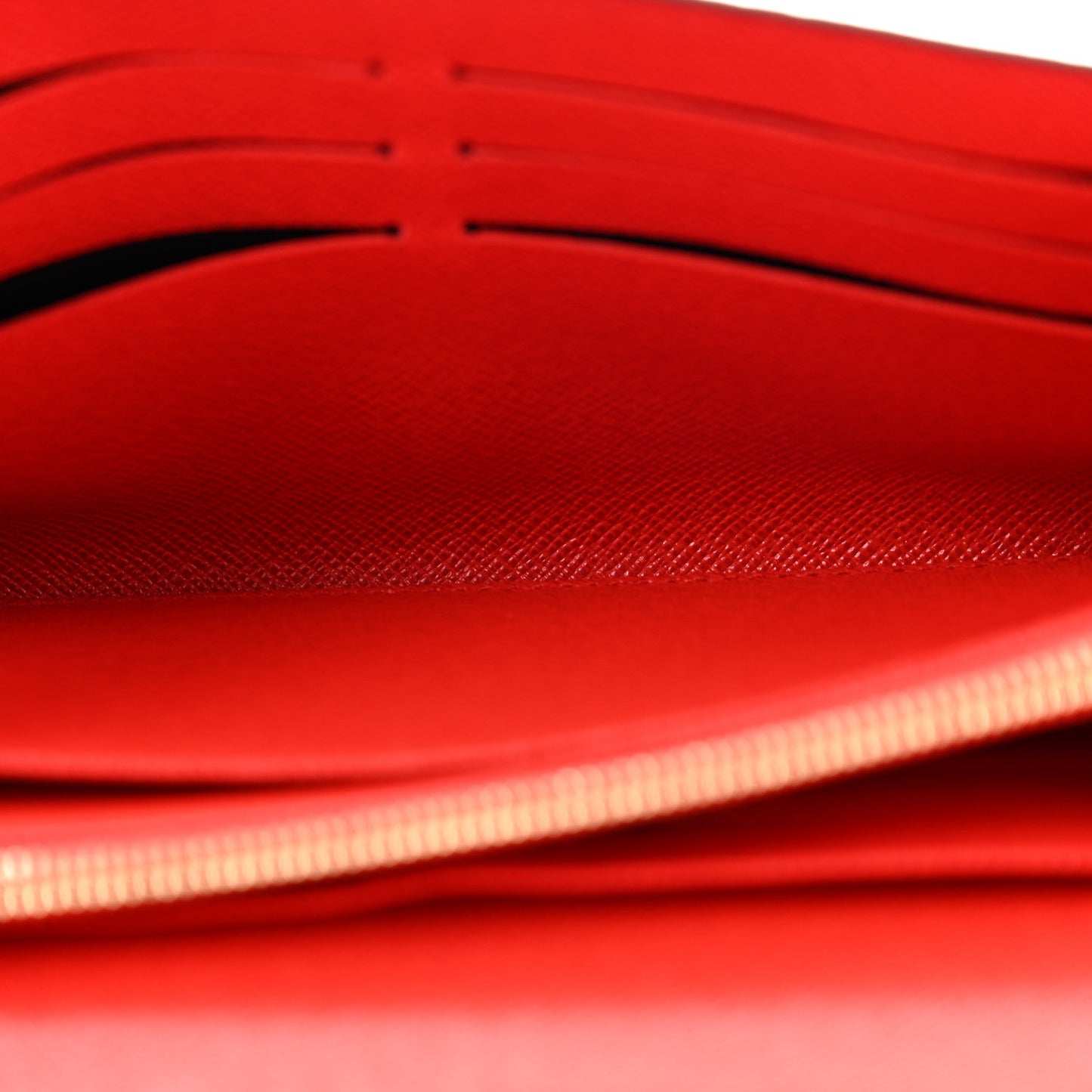 Monogram Sarah Wallet NM Coquelicot