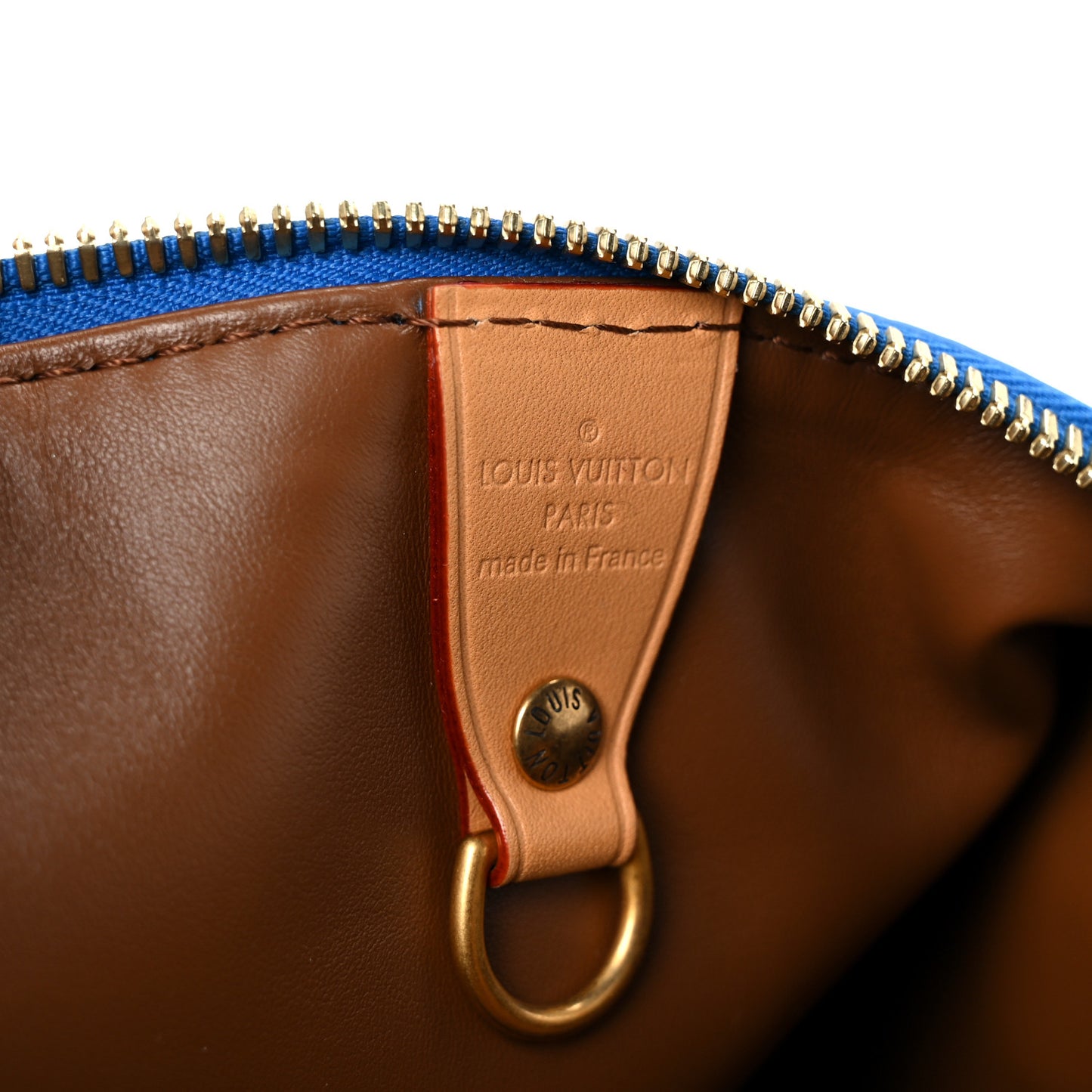 Calfskin Monogram Speedy P9 Bandouliere 25 Blue