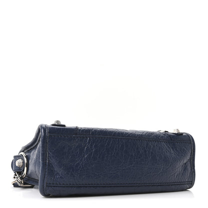 Balenciaga Agneau Giant 12 Silver Hardware Mini City Bleu Roi 4 of 10