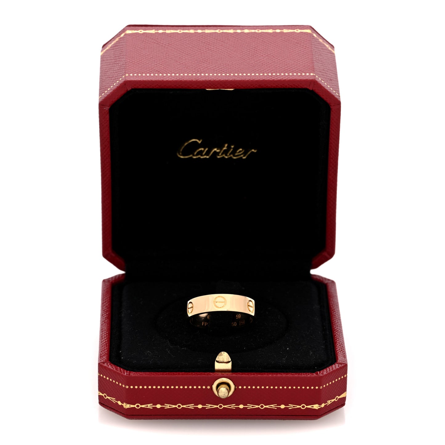 18K Yellow Gold 5.5mm LOVE Ring 59 8.75