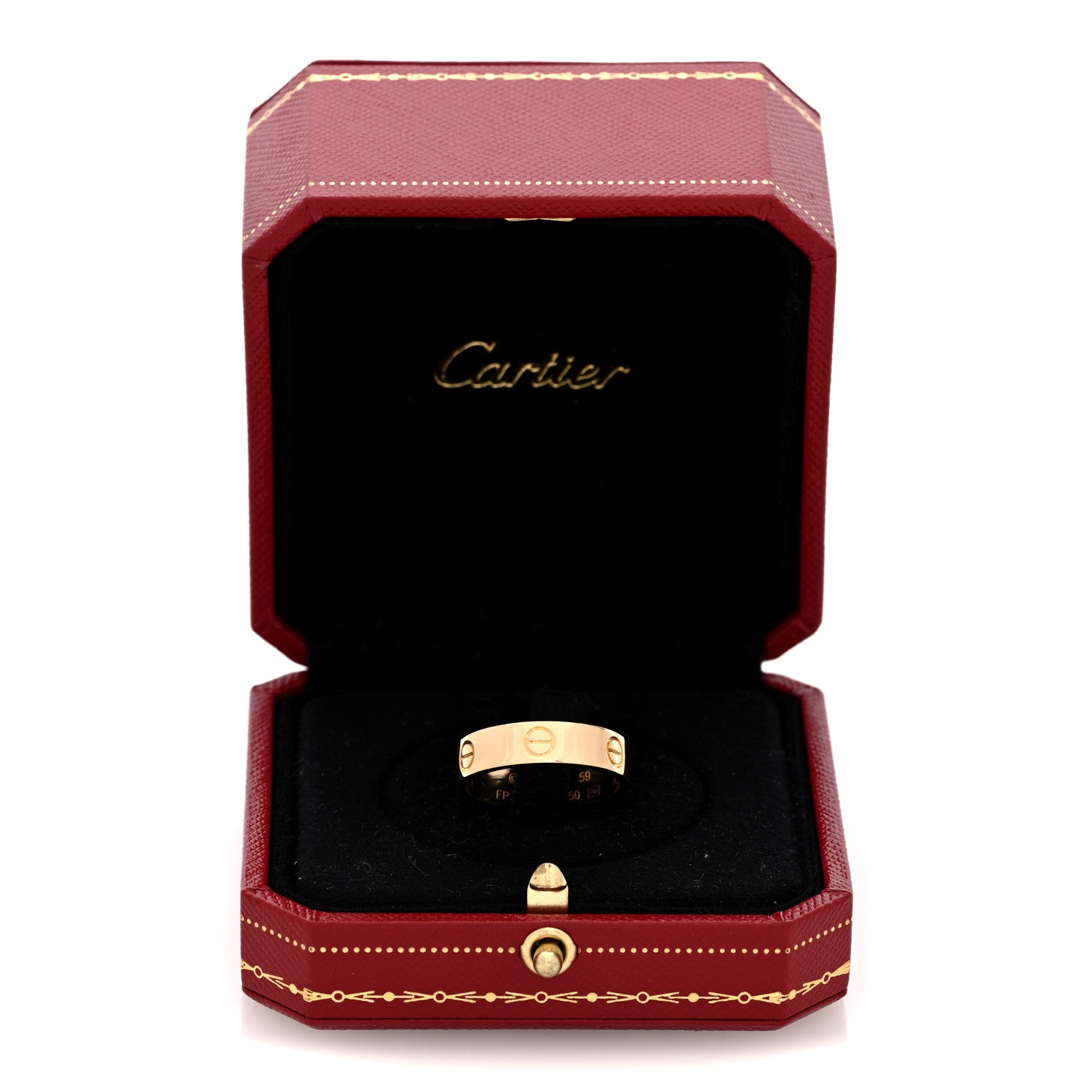 Cartier 18K Yellow Gold 5.5mm LOVE Ring 59 8.75 5 of 5