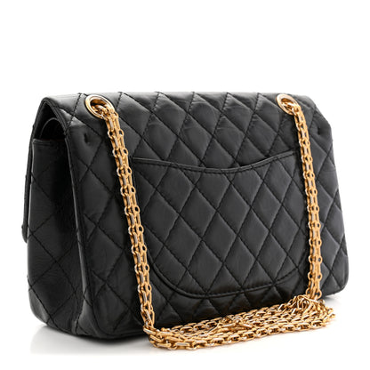 Chanel Aged Calfskin Quilted 2.55 Reissue 225 Flap Black 3 of 13