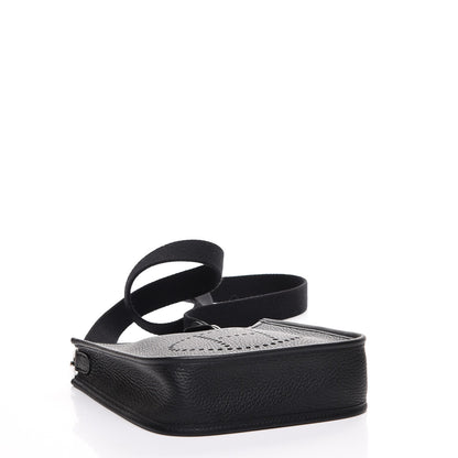 Hermes Taurillon Clemence Evelyne TPM Black 4 of 8