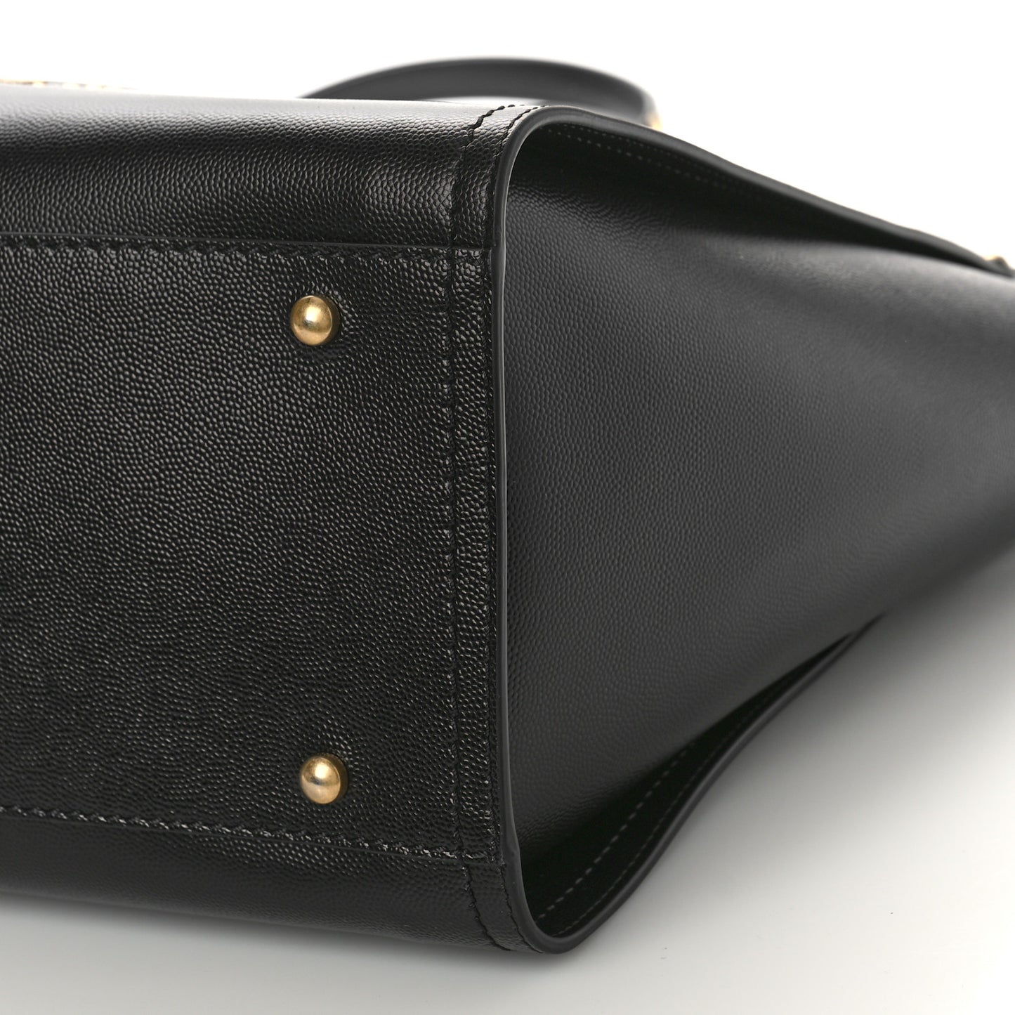 Caviar Small Studded Deauville Tote Black