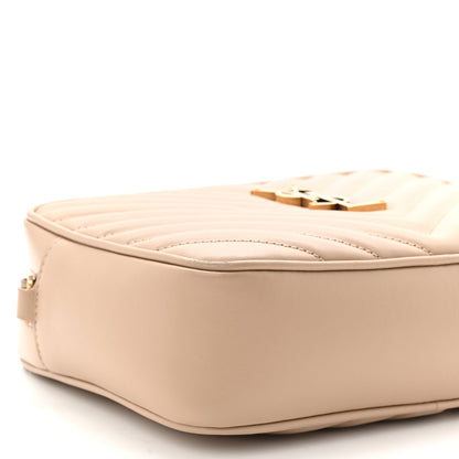 Saint Laurent Calfskin Matelasse Monogram Lou Camera Bag Dark Beige 10 of 13