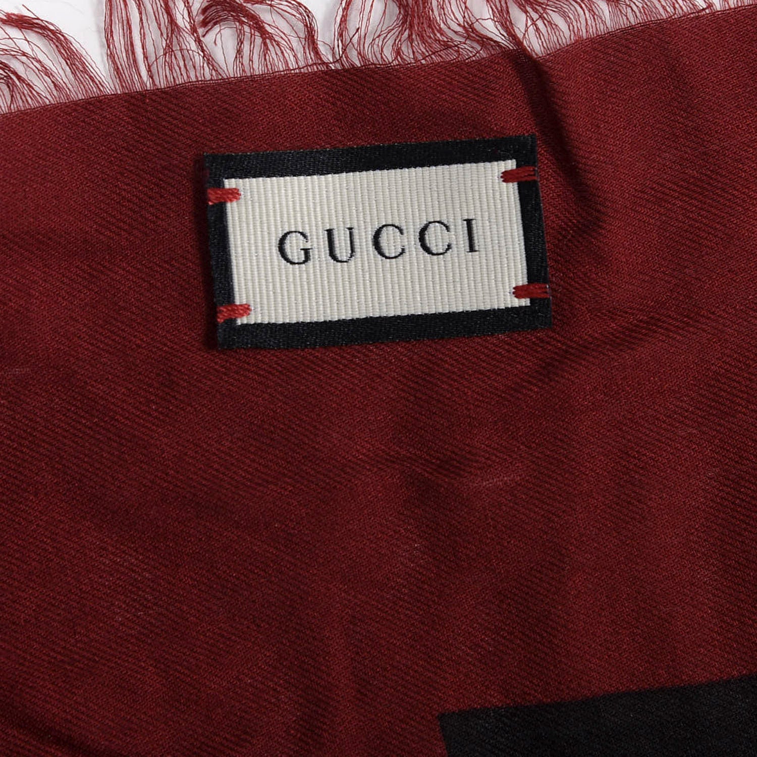 Gucci Modal Silk Tiger Print Scarf Yellow 2 of 3