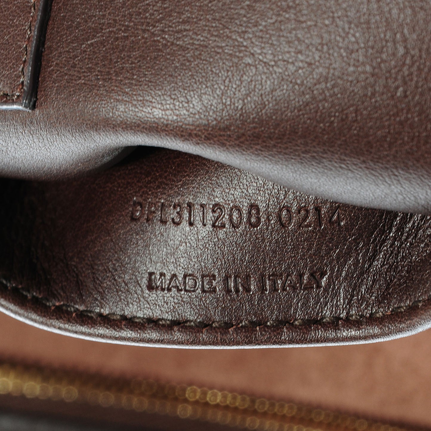 Leather Medium Classic Y Cabas Brown