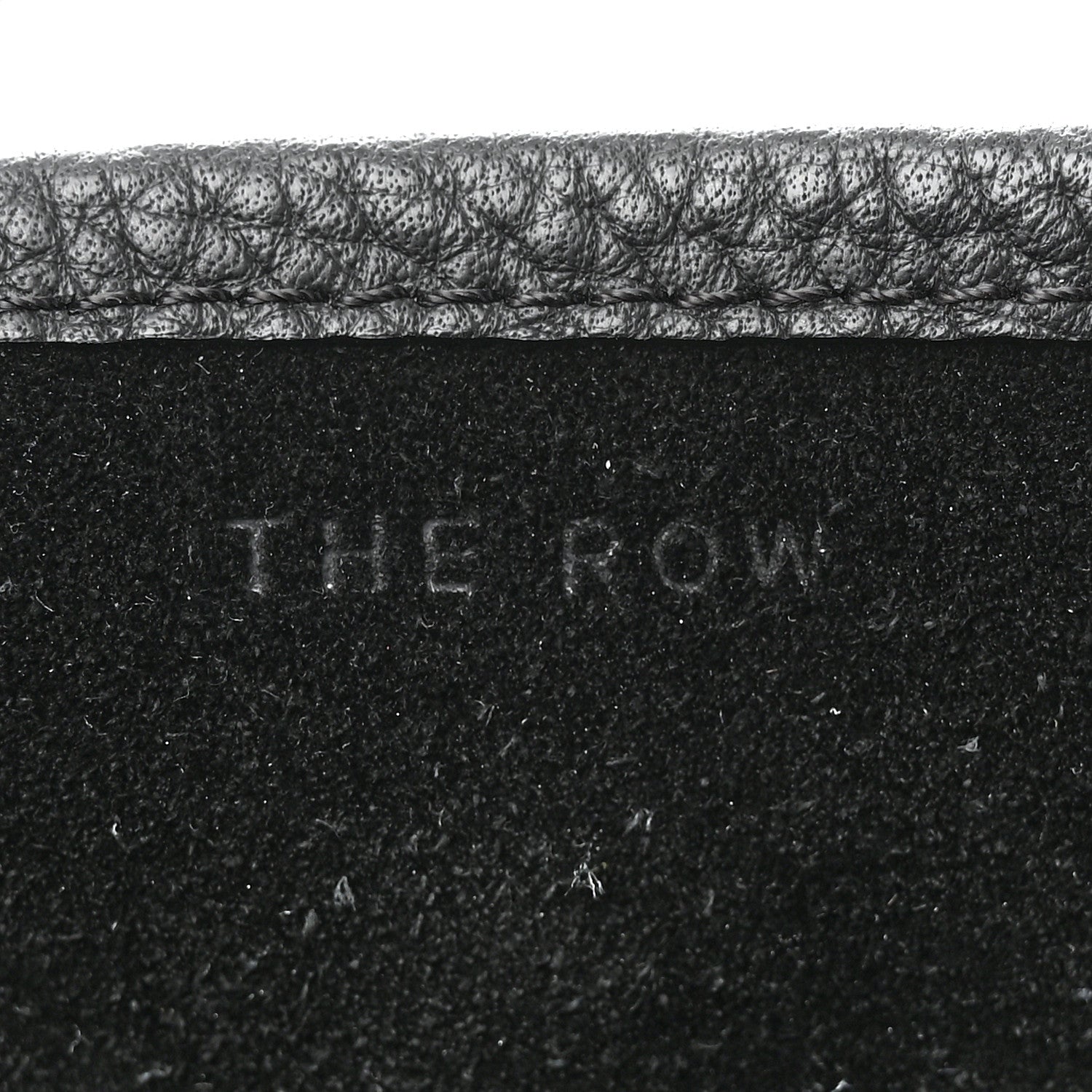 The Row Grained Calfskin Small Park Tote Black 6 of 12