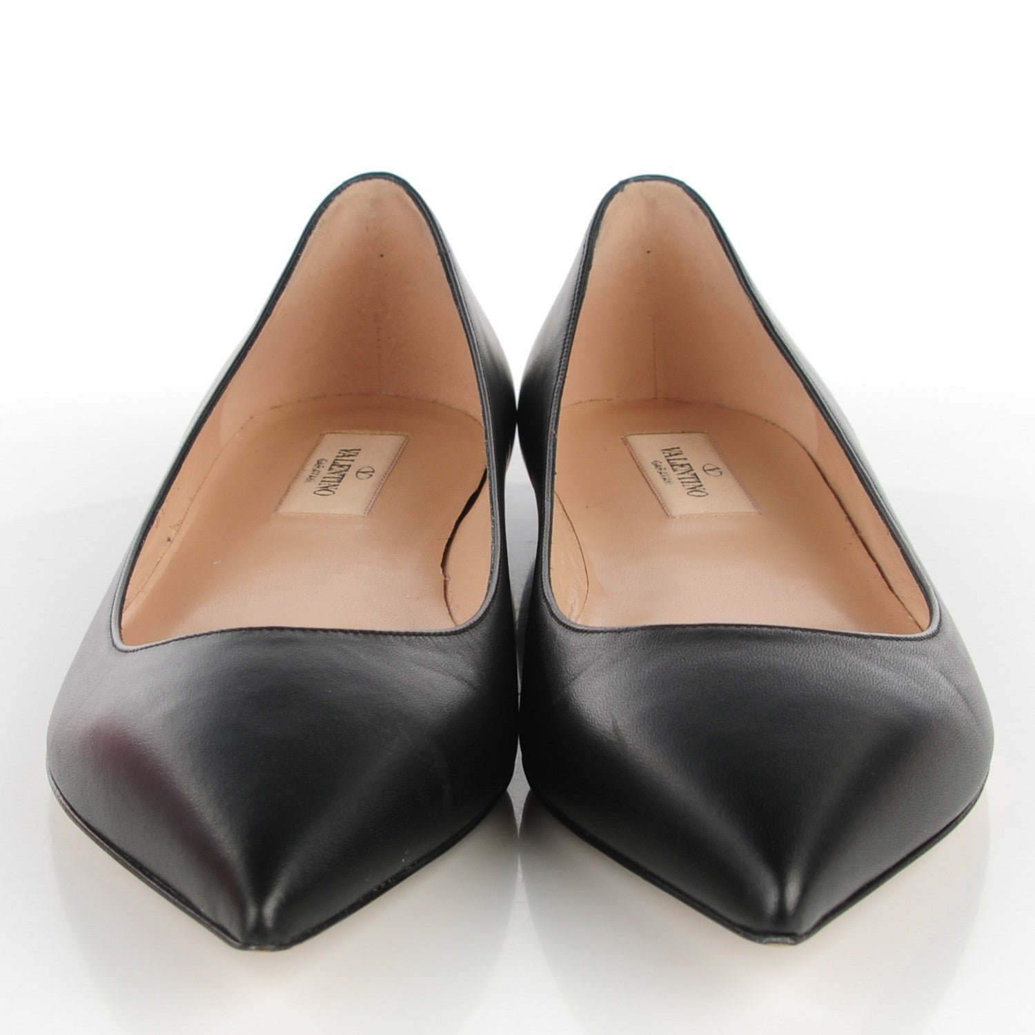 Valentino Garavani Nappa Rockstud Ballet Flats 40 Black 2 of 8