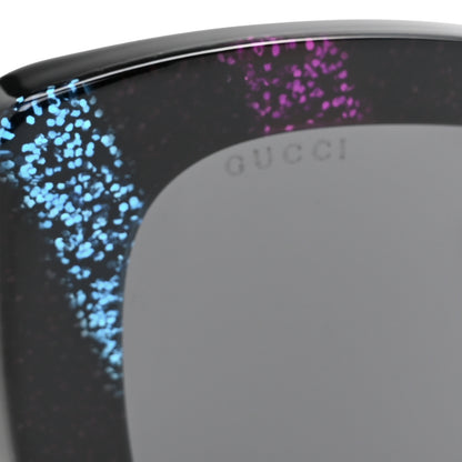Gucci Acetate Glitter Sunglasses GG0327S Black 7 of 8