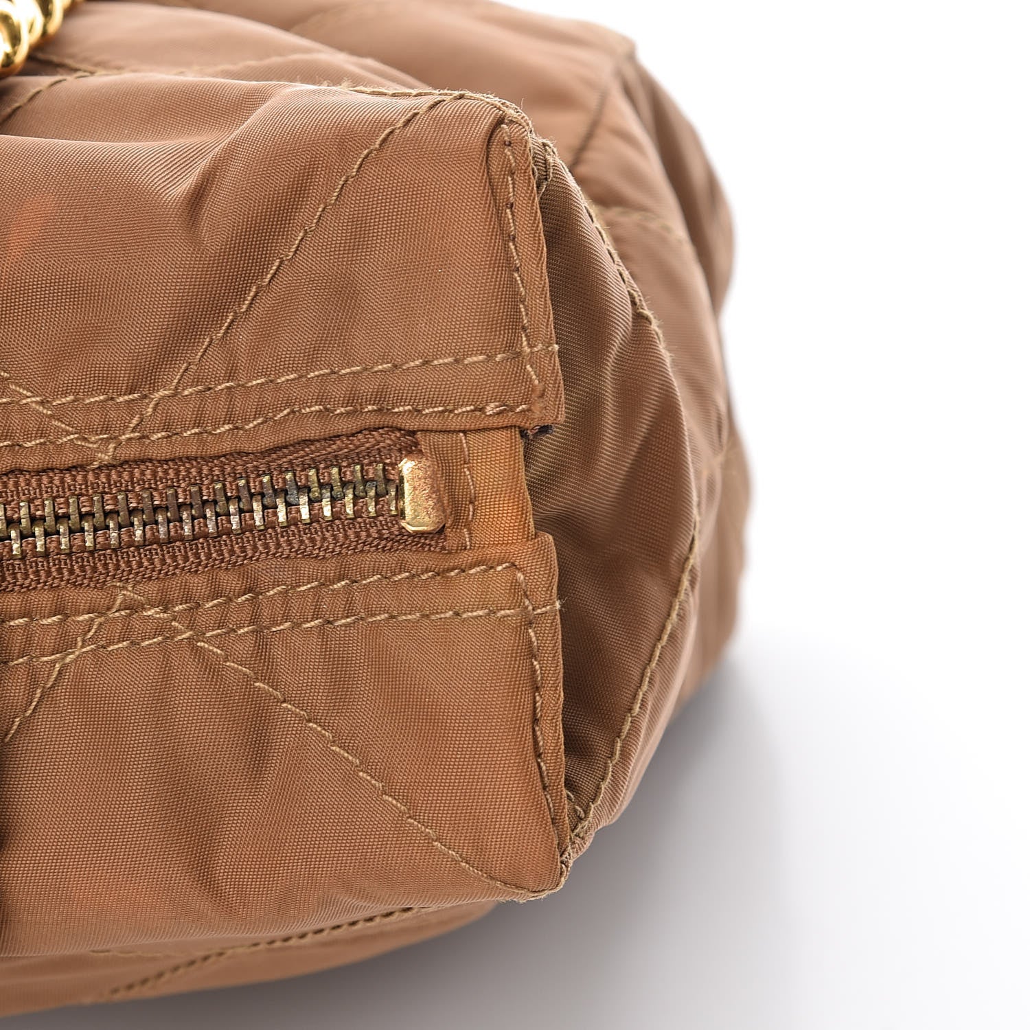 Prada Nylon Tessuto Impuntu Quilted Shoulder Bag Corinto 15 of 16