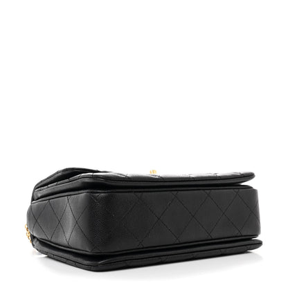 Chanel Caviar Quilted Coco First Flap Black 4 of 11