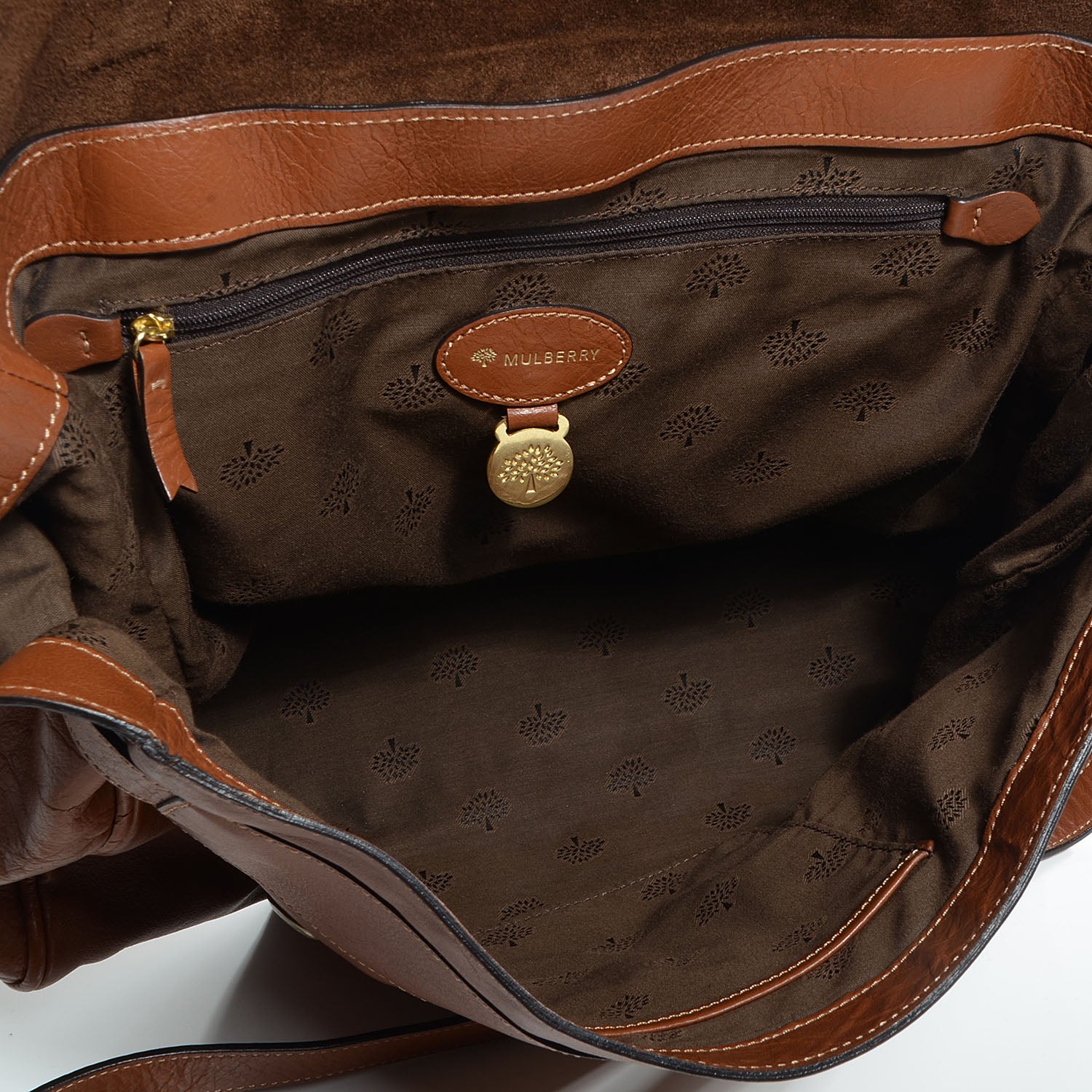 Mulberry Soft Buffalo Leather Oversized Alexa Oak 7 of 13
