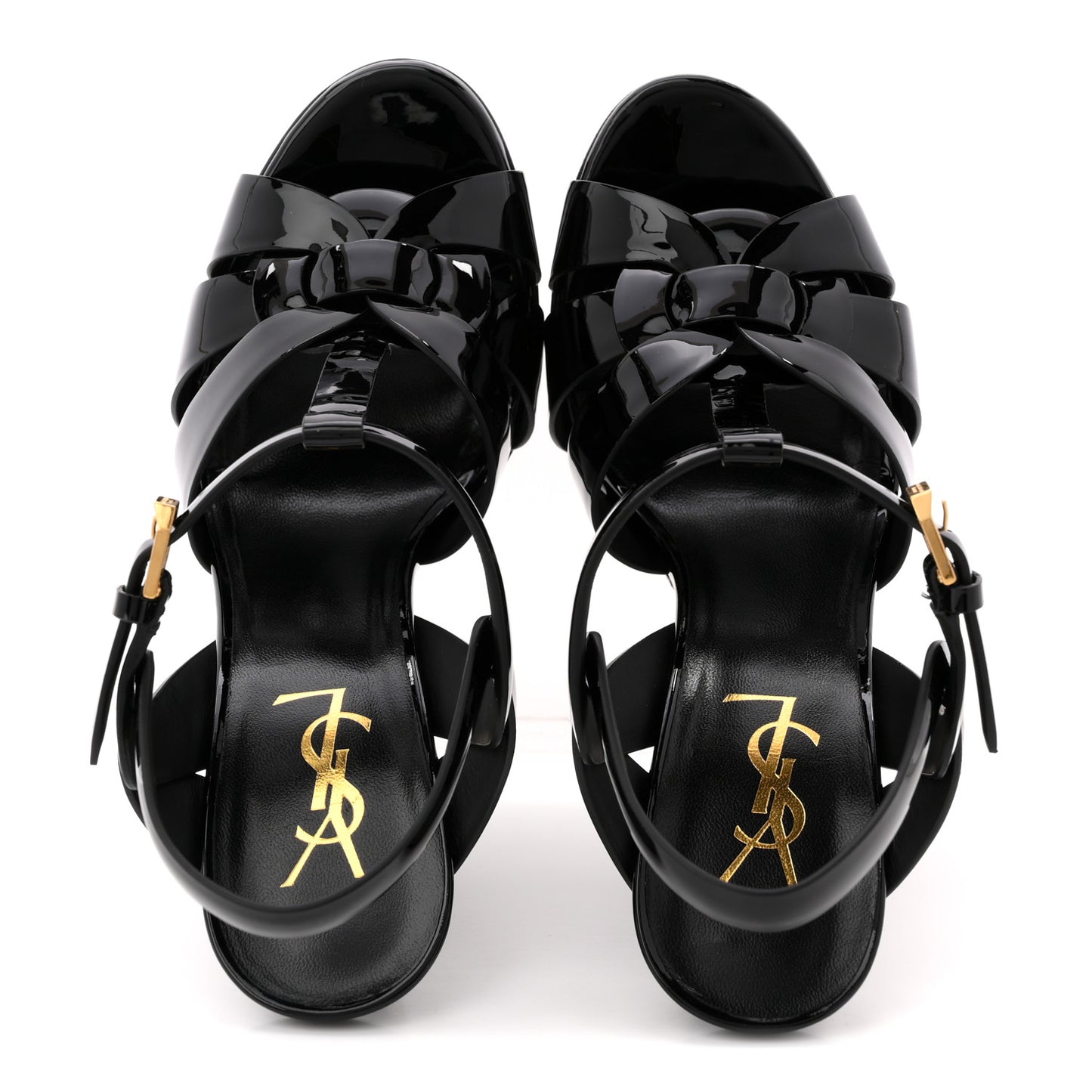 Patent Tribute 105 Platform Sandals 37 Black
