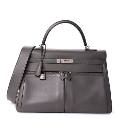 Hermes Swift Horseshoe Lakis Kelly 35 Etain 1 of 10