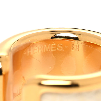 Hermes Lizard Olympe Ear Cuff PM White 3 of 4