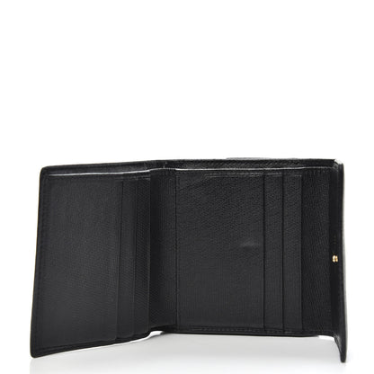 Chanel Grained Calfskin CC Button Flap Wallet Black 5 of 10