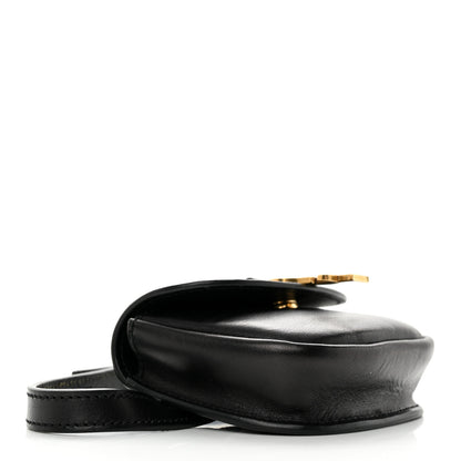 Saint Laurent Smooth Calfskin Mini Classic Monogram Kaia Belt Black 4 of 14