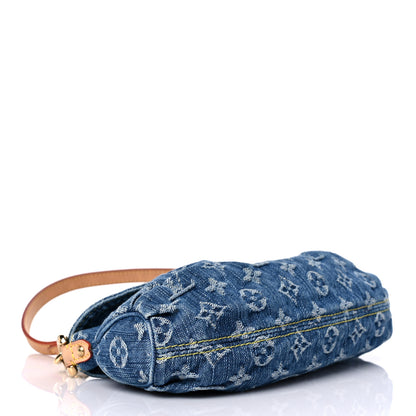 Louis Vuitton Monogram Denim Mini Pleaty Blue 4 of 8