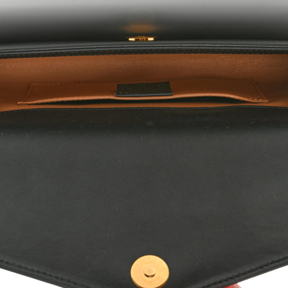 Gucci Calfskin Rajah Broadway Envelope Clutch Black 4 of 7