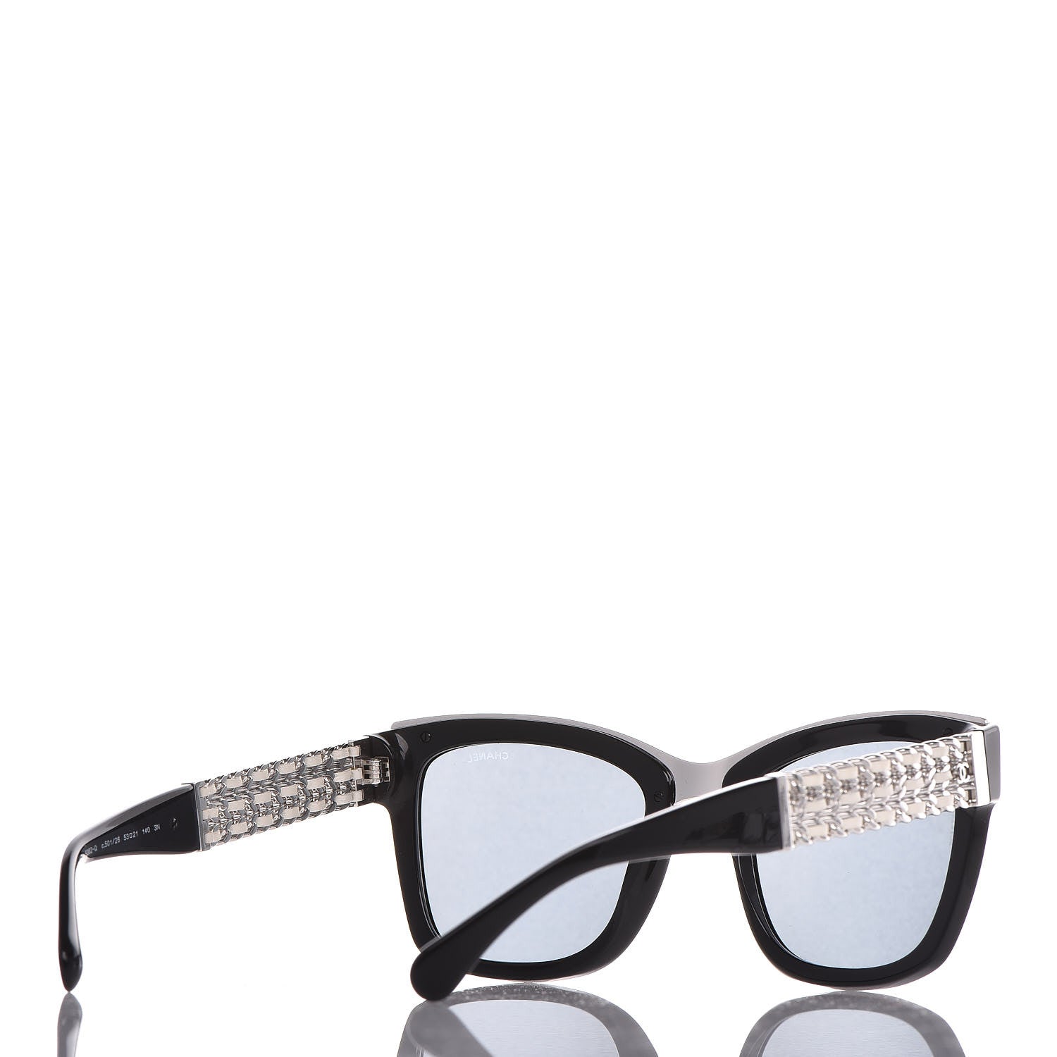 Chanel Square Chain Sunglasses 5362-Q Black 4 of 8