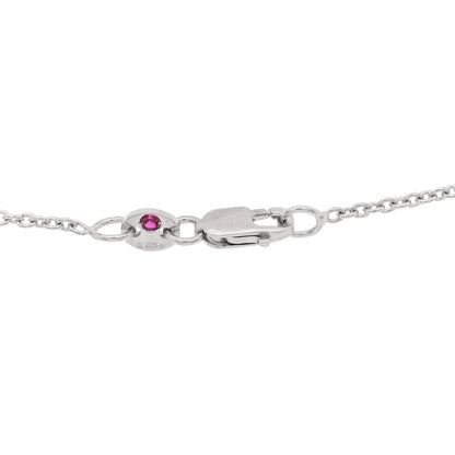 Roberto Coin 18K White Gold Diamond 3.20ctw Diamonds By The Inch Station Necklace 4 of 4