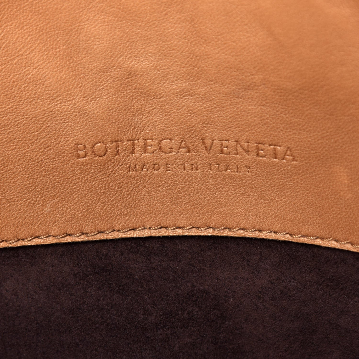 Bottega Veneta Nappa Intrecciato Shoulder Bag Camel 6 of 9