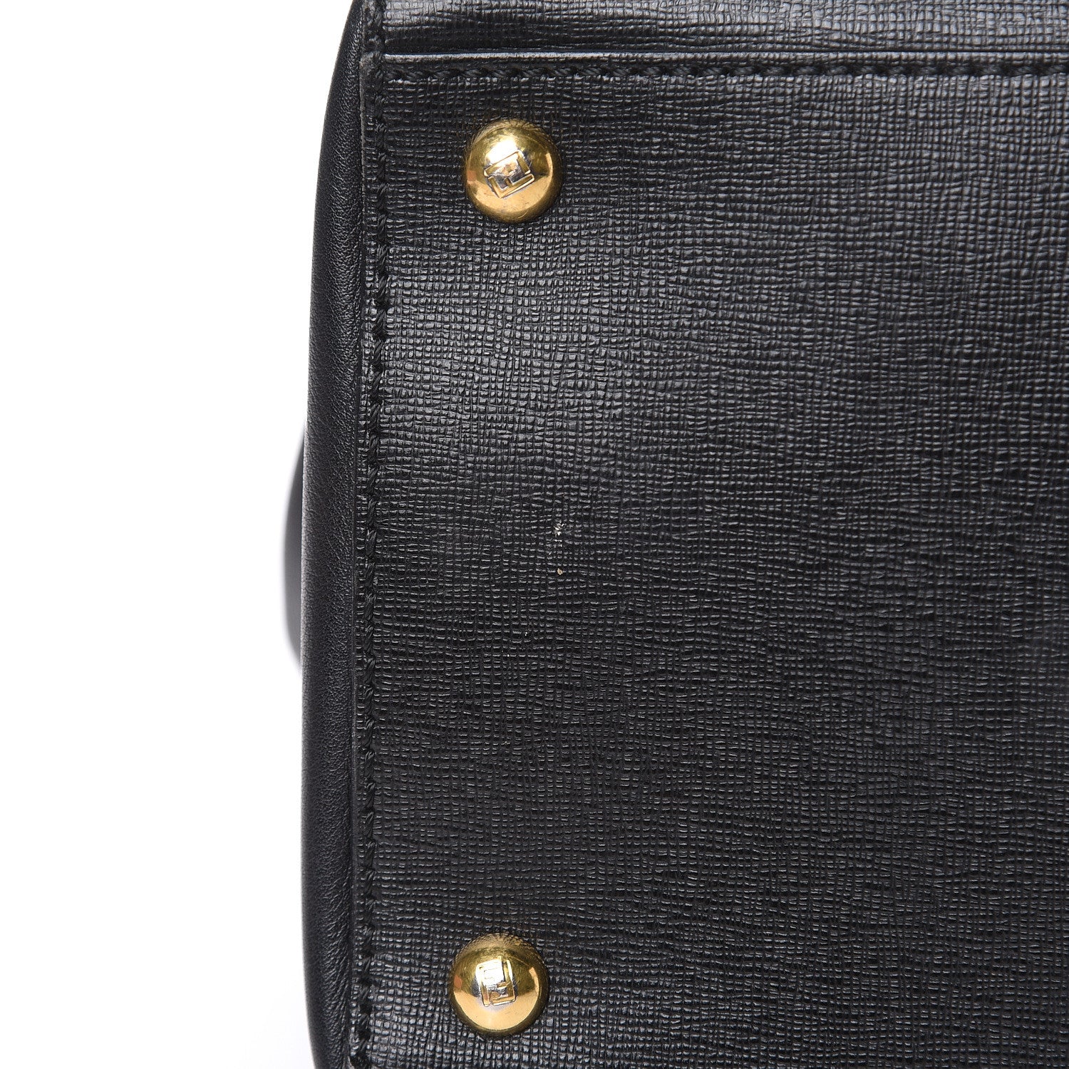 Fendi Vitello Elite Regular 2Jours Tote Black 12 of 19