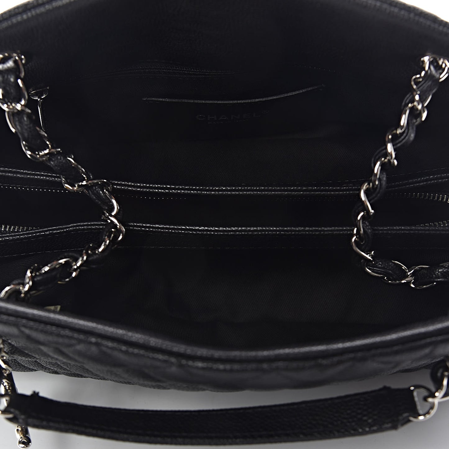 Caviar Quilted Medium Just Mademoiselle Black