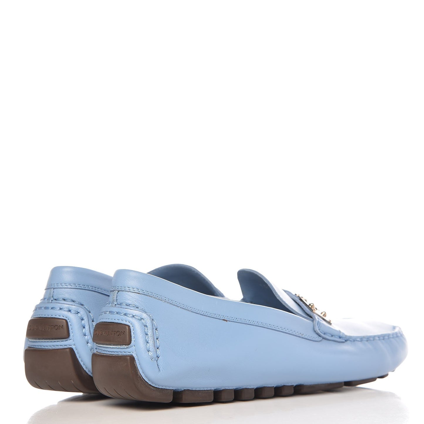 Calfskin Lombok Mocassin Loafers 38 Blue