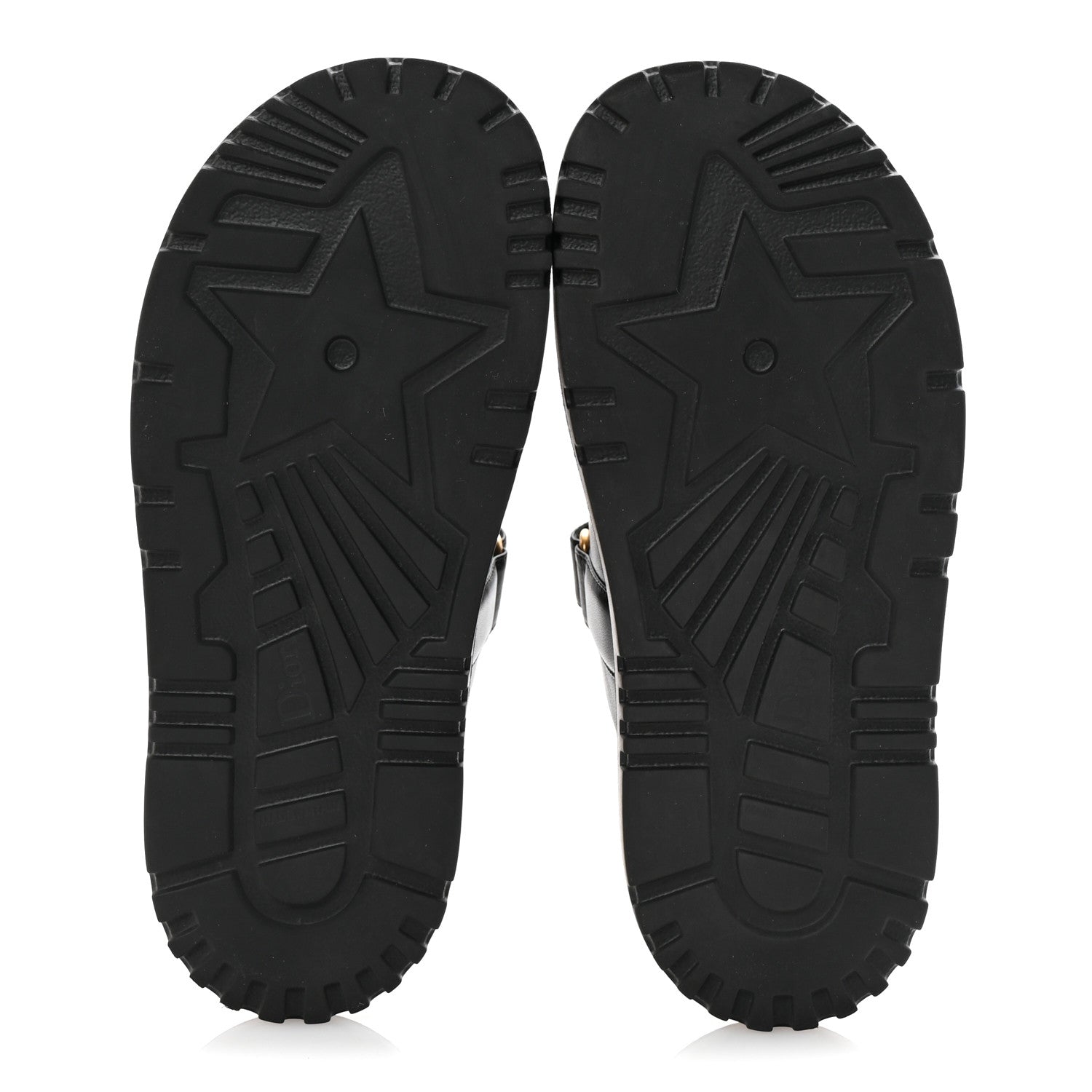 Christian Dior Lambskin Dioract 10mm Slide Sandals 39.5 Black 6 of 10